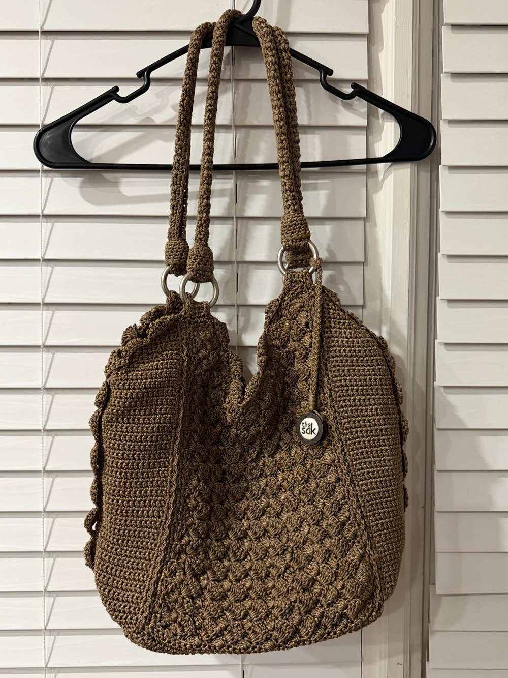 🔖 The Sak Tan Crochet Shoulder Bag! Best Offer Accepted!